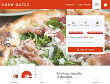Tablet Screenshot of chowgofer.com